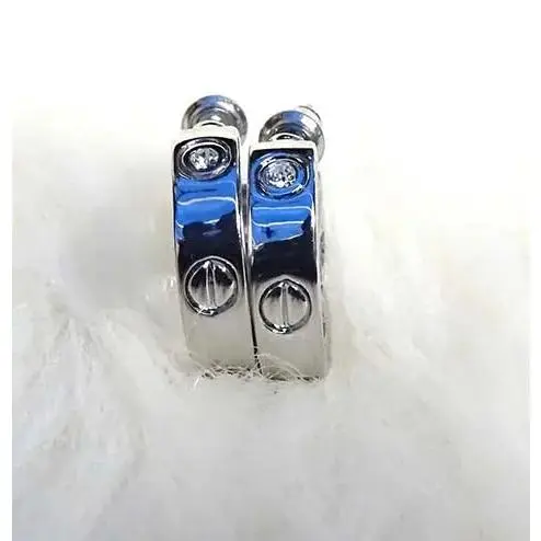 Gold Silver Popular Quality Small Hoop Earring wit Stones Jewelry For Women Gift 1