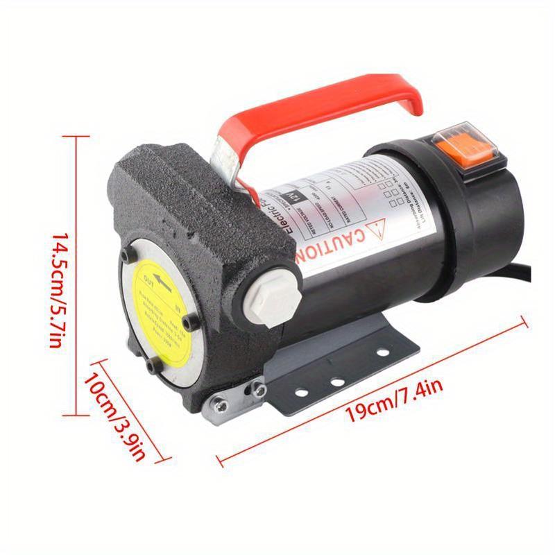 12V Electric Diesel Fluid Extractor Portable Oil Transfer Pump with Fuel Nozzle for Automotive Use 4