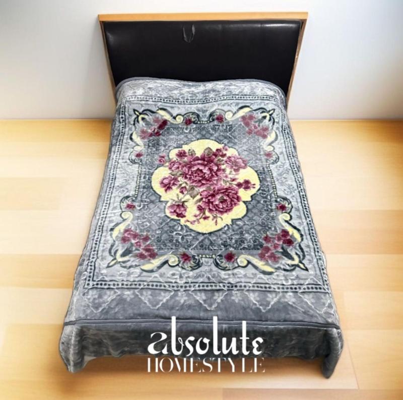 2Ply Reversible 6k Heavy Blanket Soft Thick Cloudy Faux Fur Mink Blanket Throw Bedspread 3