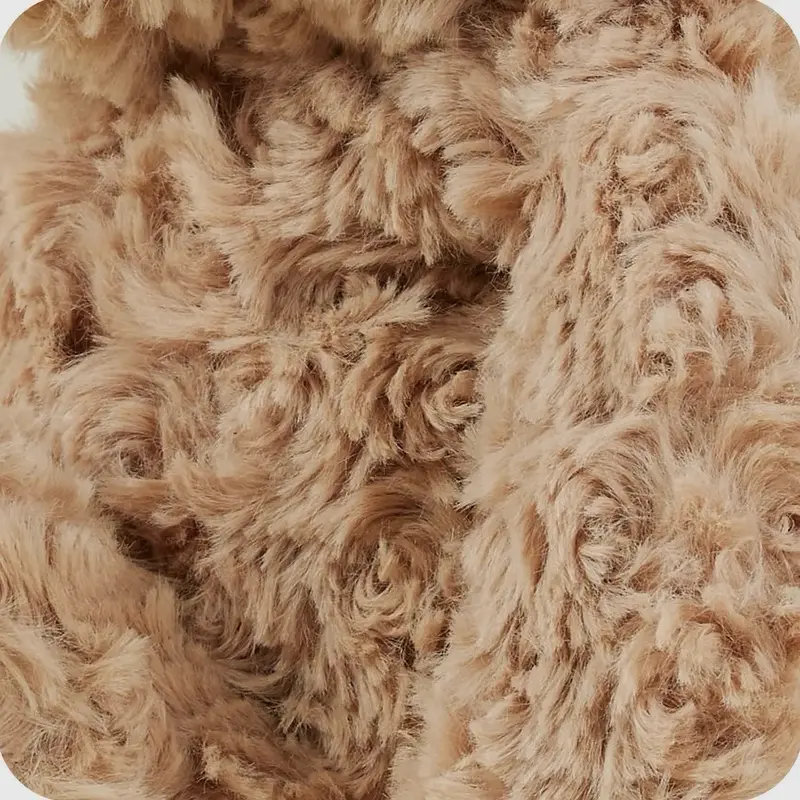 Warmies Brown Curly Bear Microwaveable Plush Toy with Real Dried French Lavender Scent 5