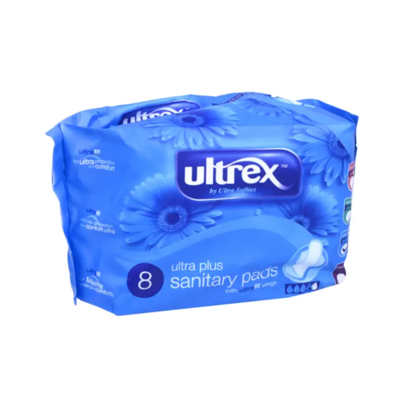 3 x Ultrex Ultra Plus Sanitary Pads with Wings 8's - Comfort and Protection 2
