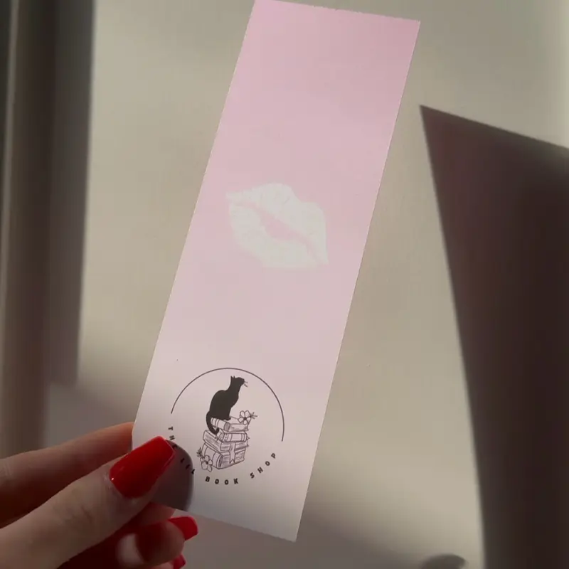 Pink ‘pretty girls read books’ Bookmark 1