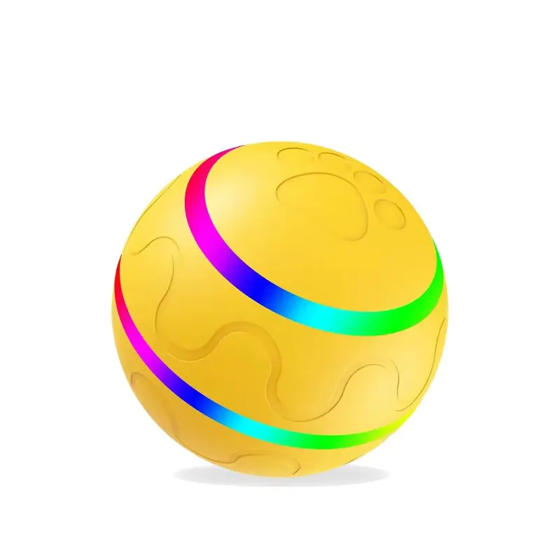 Smart Interactive Pet Ball Remote Control Flashing Rolling Jumping Rotating Waterproof Dog Chew Toy Ball for Aggressive Chewers 7