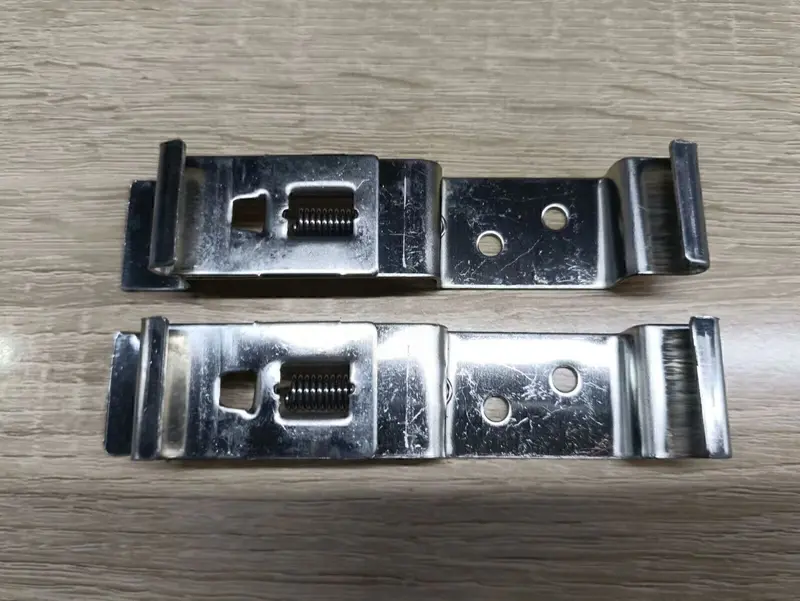 Trailer Number Plate Clips Holder Spring Loaded Stainless Steel One Pair New UK 2