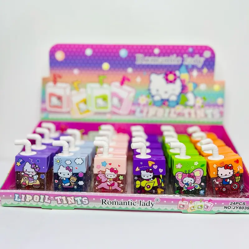 Colour change glitter Juice box lipgloss 1