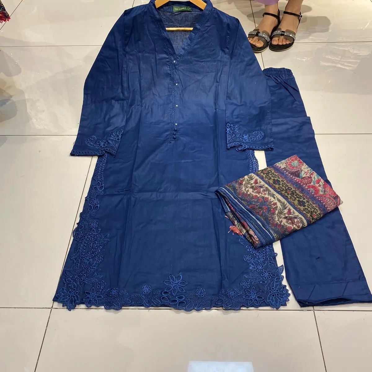New arrivals cotton material bin Saeed designer suits