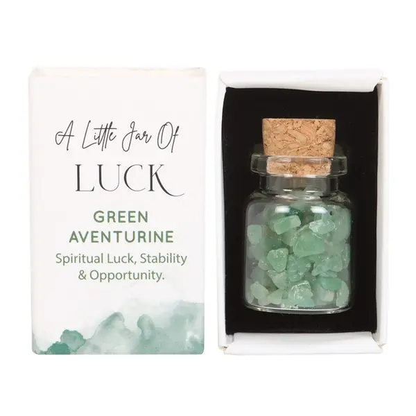 Jar of Luck Aventurine Crystal in a Matchbox 1