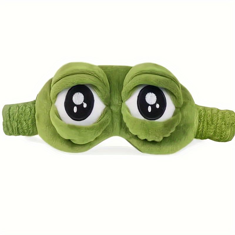 Soft & Comfortable Frog-Shaped Sleep Mask - Alcohol-Free, Suitable for All Skin Types, Ideal for Travel & Naps 3