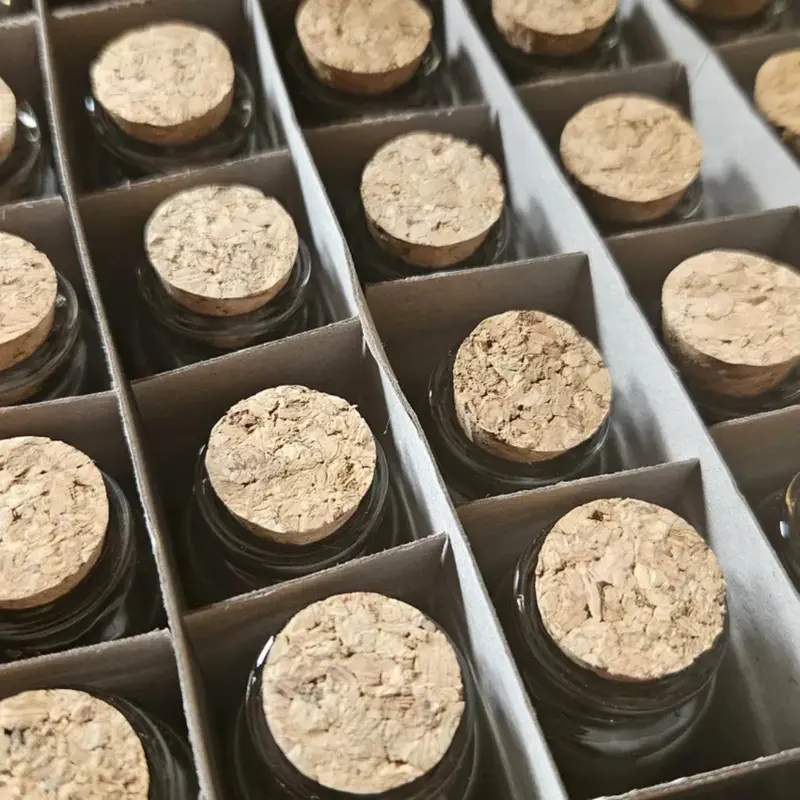 10 Miniature Glass Bottle Cork Sand Small Glass Jar Lid Kitchen Mini Glass Jar Favour Party Mini Bottle Tag Wedding Tiny Seed Jar Keepsake 1