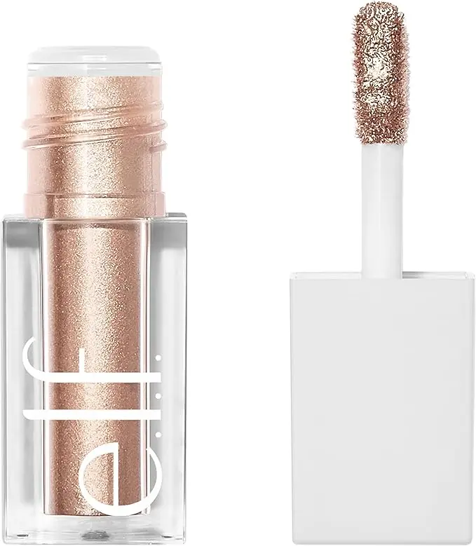 e.l.f. Liquid Metallic Eyeshadow, High-impact Eyeshadow With A Metallic Finish, Long-Lasting Gel-Based Formula, Quick Drying