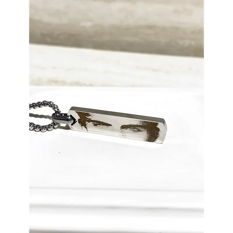 Personalized Engraved Eyes Necklace - Custom Engraved Jewellery Gifts 3