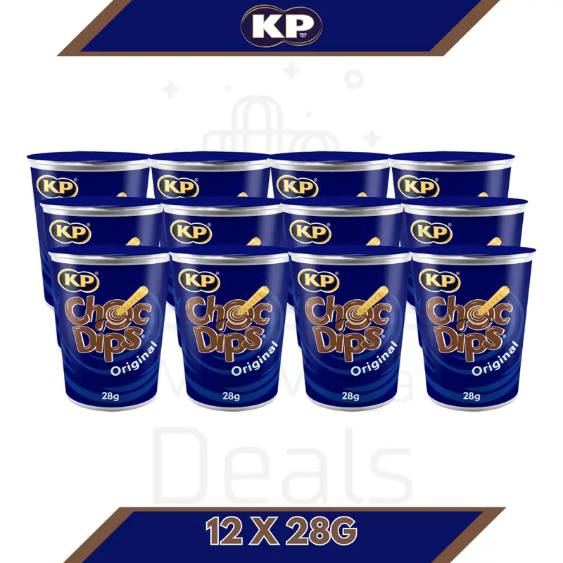 KP Choc Dips Milk And White Chocolate (12 X 28G) Sweet Chocolate Snack For All 1