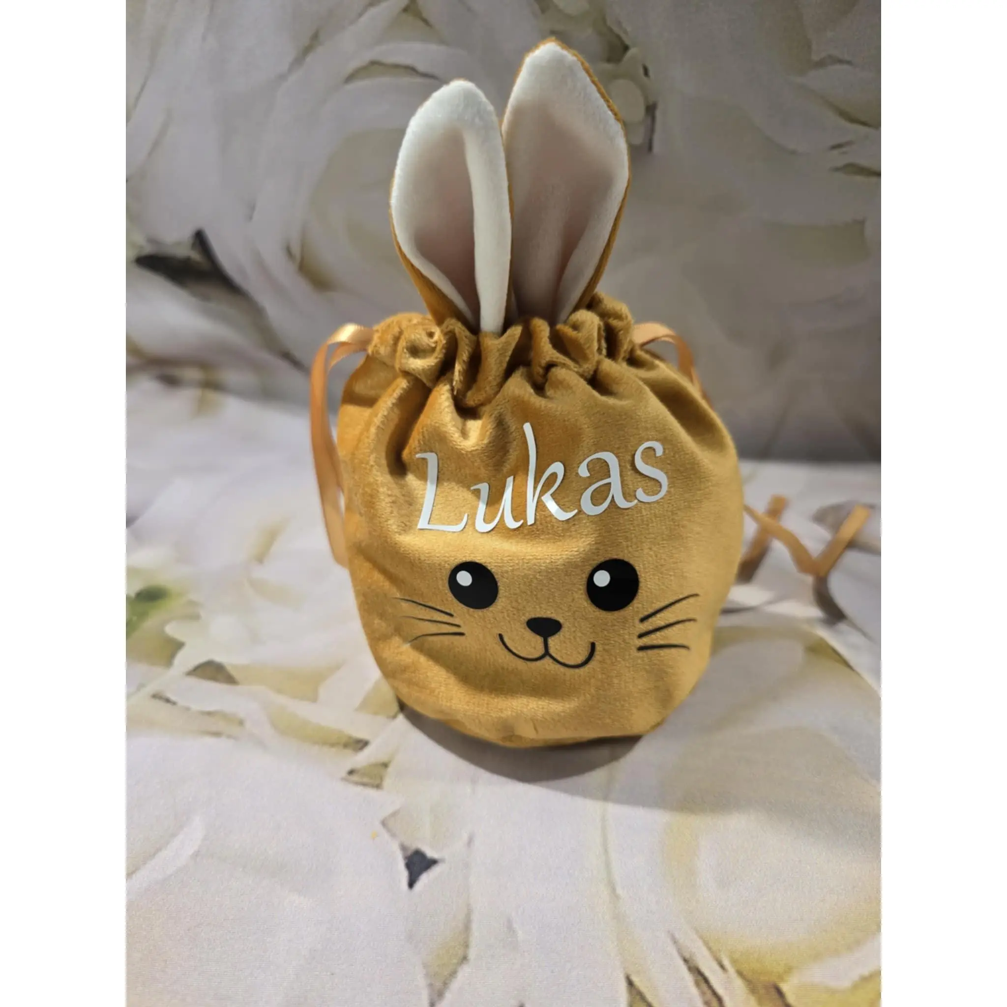 Personalised Velvet Bunny Bags