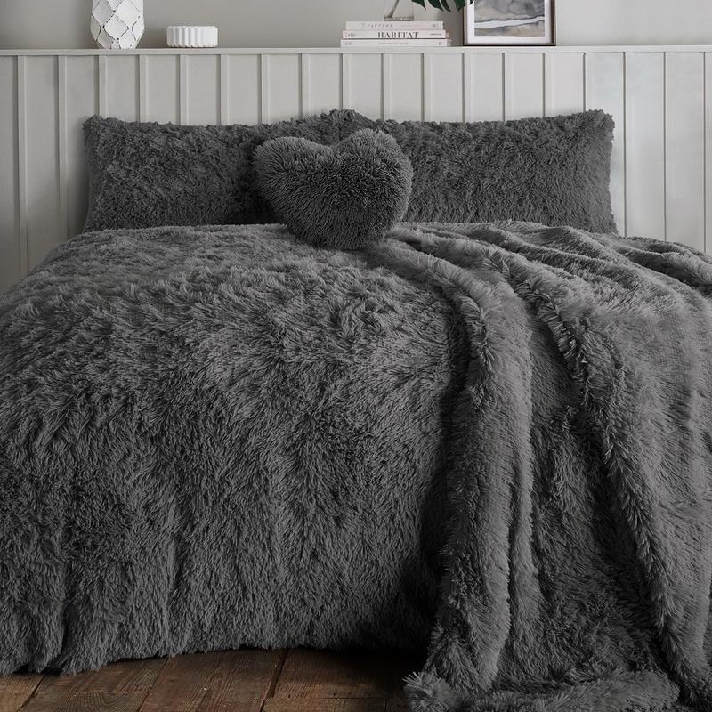 Cuddles Teddy Fleece Duvet Set - 100% Polyester warm 6