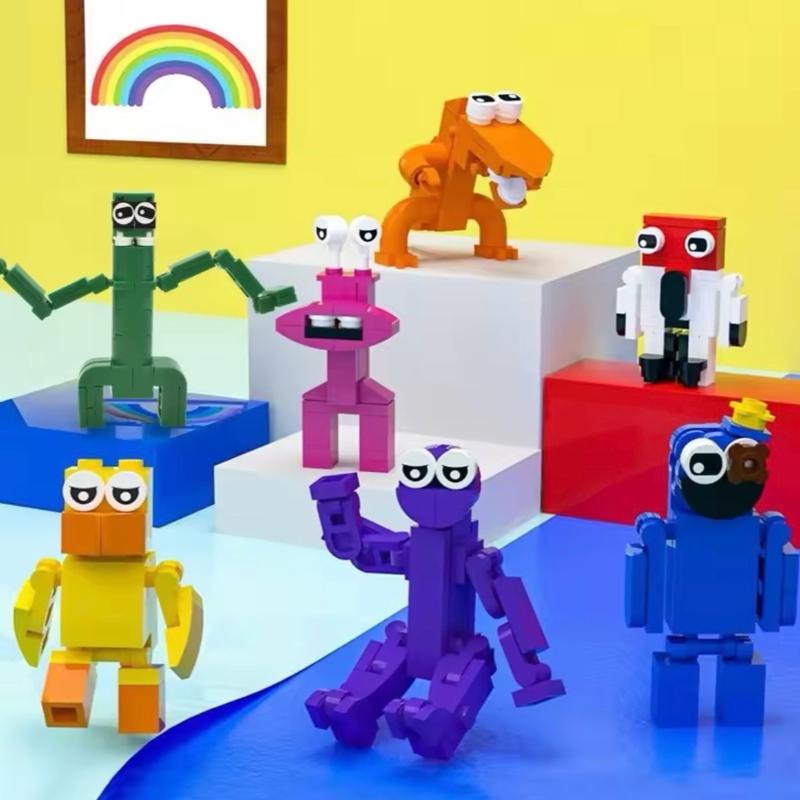 Rainbow Friends Building Block Sets - All 7 Roblox Characters 0