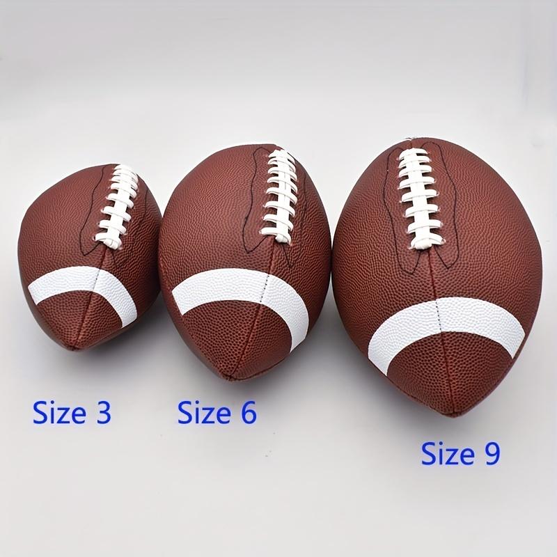 Professional American Football, Size 3/6/9 PU Official Training Football 4