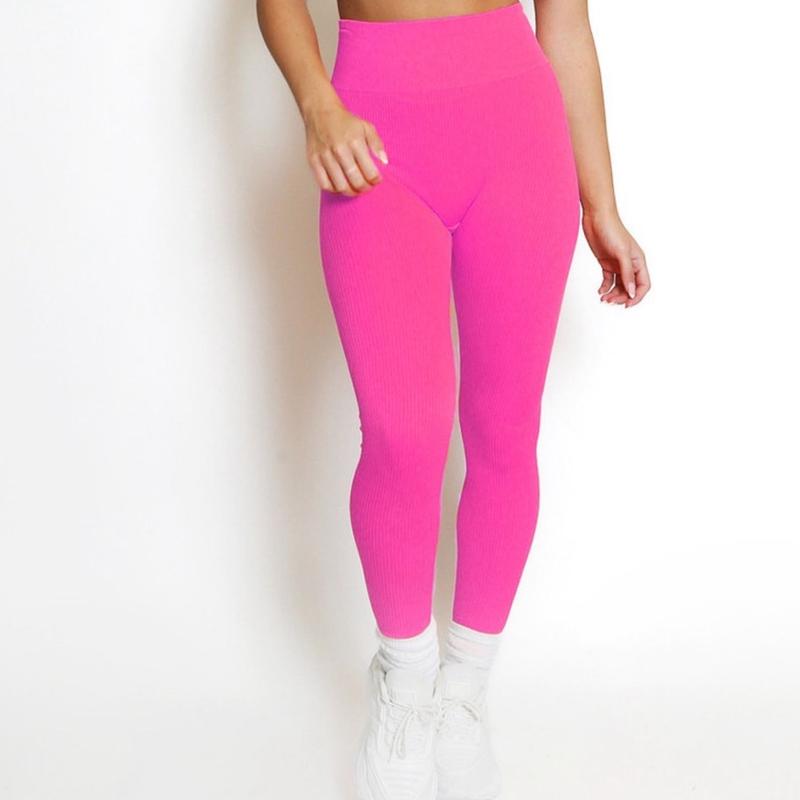 Women’s Ribbed high waist Sports leggings, stylish outerwear, Pants for Gym workout, Ribbed Leggings jigging leggings  pockets 6