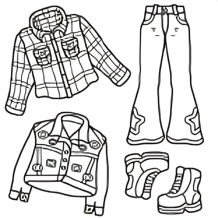 Vintage Fashion Vibes: Bold and Easy Coloring Book for Adults and Teens Featuring Cute Vintage Clothes and Iconic Designs (Bold & Easy Coloring Books) Paperback 1