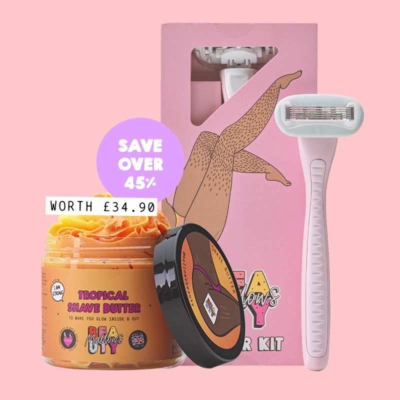 Mallows Beauty Razor Starter Bundle - Smooth and Silky Shaving Experience 5