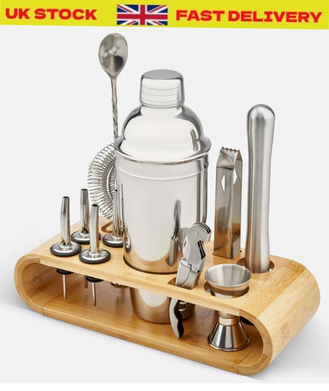 12pc Mixer Drink Bartender Beer Kit Fruit Drinks Tools Cocktail Making Set 0