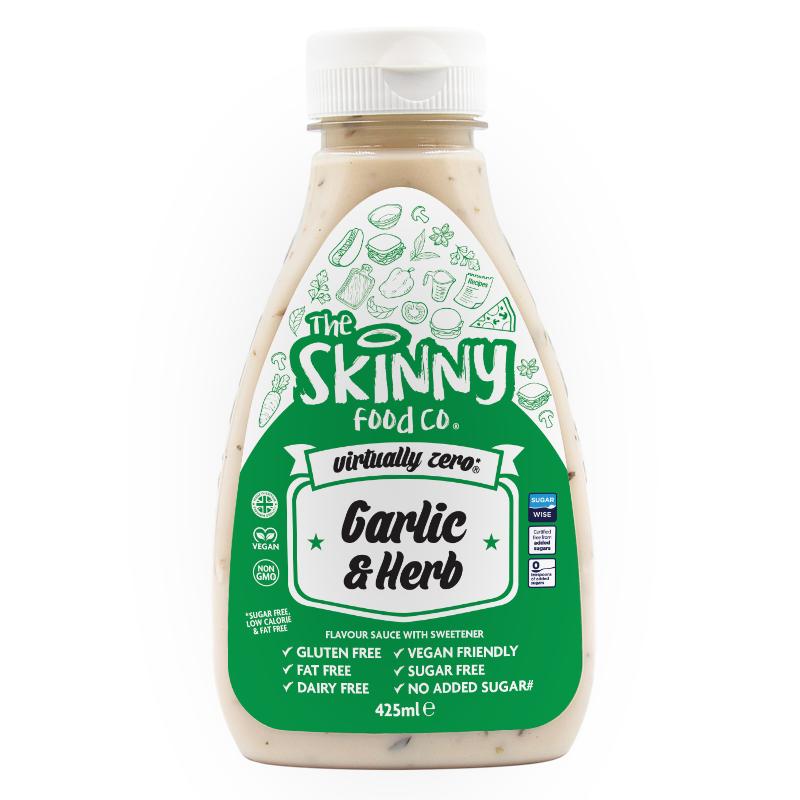 Garlic and Herb Flavour Sauce - Virtually Zero© Skinny Sauce - 425ml 0