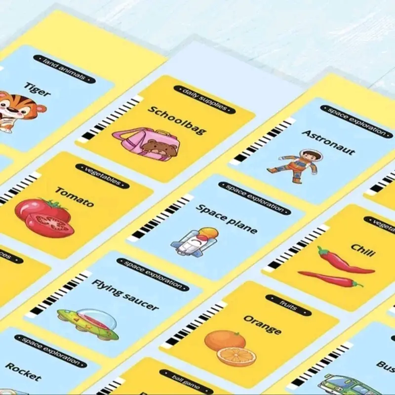 Talking Flash Cards for Toddlers 224 Words Learning Toys Preschool Audible Game busy board baby development 2