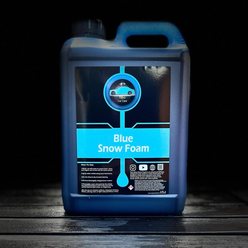 Tino Blue Snow Foam – Bright Blue Coloured Pre-Wash Foam for a Safe and Effective Dirt Removal 6