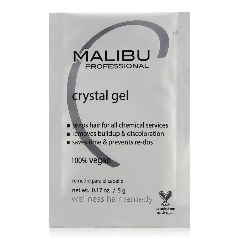 Malibu Crystal Gel 5g Hair Remedy Treatment, Hard Water Hair Mask Treatment Haircare 0