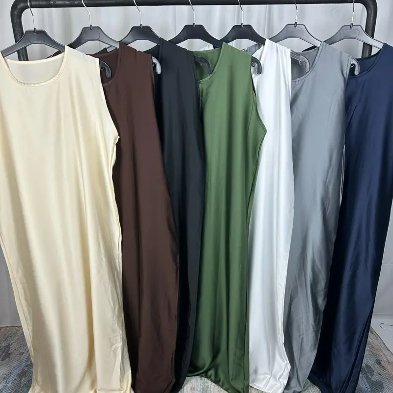 Satin Under Abaya Slip (sleeveless)