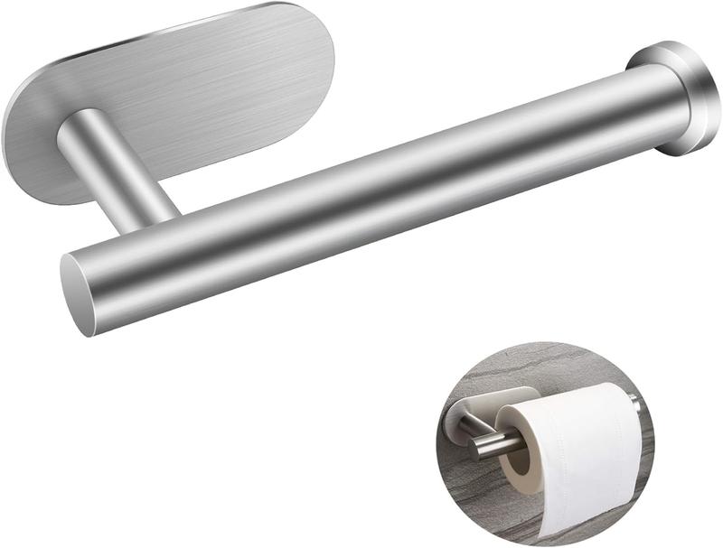 Stainless Steel Toilet Roll Holder Wall Mounted for Bathroom and Kitchen - Waterproof and Rust Resistant 0