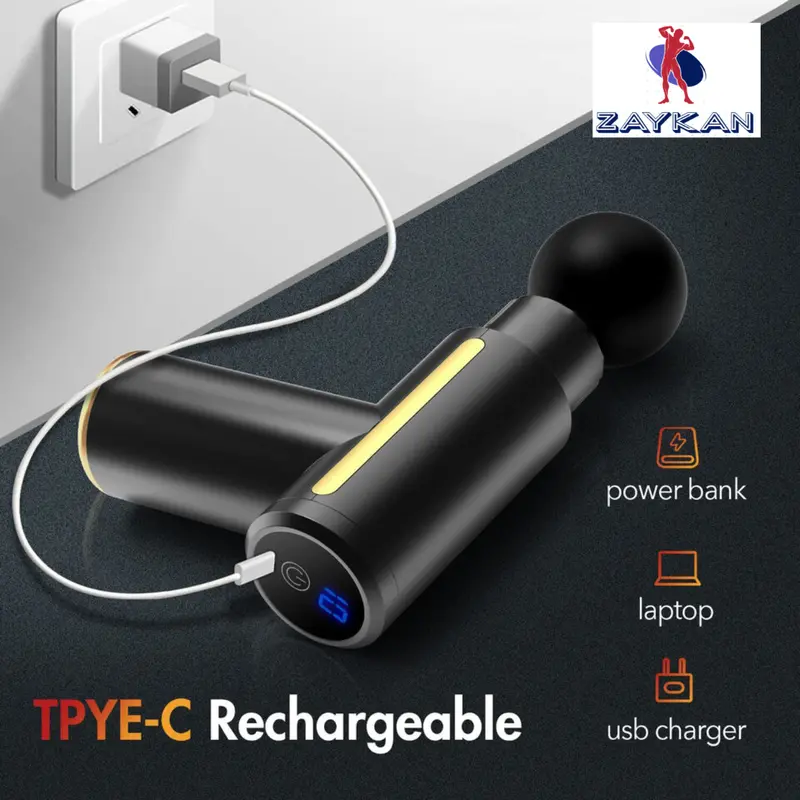 Massage Gun Deep Percussion Massager Muscle Vibration Relaxing Therapy Tissue UK 3