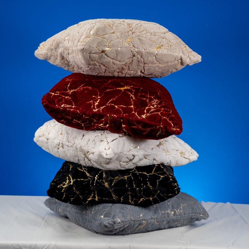 Luxury Marble Pattern Cushion with Soft Filling - Perfect for Your Home Decor 2