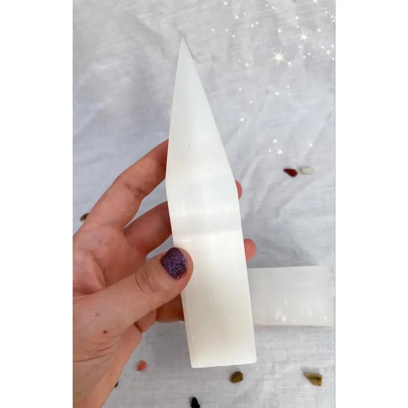 Selenite Tall Points - Protect and Amplify 2