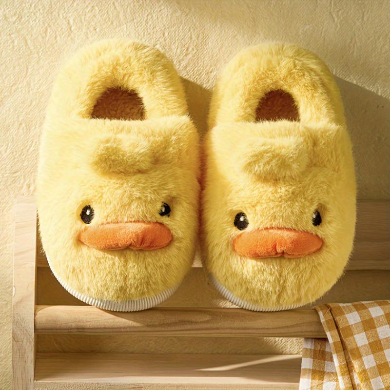 Product Introduction of Cozy Cartoon Plush Footwear for Youngsters - Warm, Comfortable Indoor Shoes with Non-Slip Sole for Boys & Girls, Ideal for Fall/Winter 1