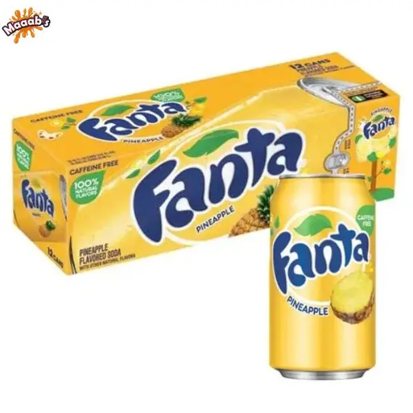 BBE 24-12-2024 - Fanta Pineapple 355ML 12(oz) - PACK OF 12 Beverage Sweet