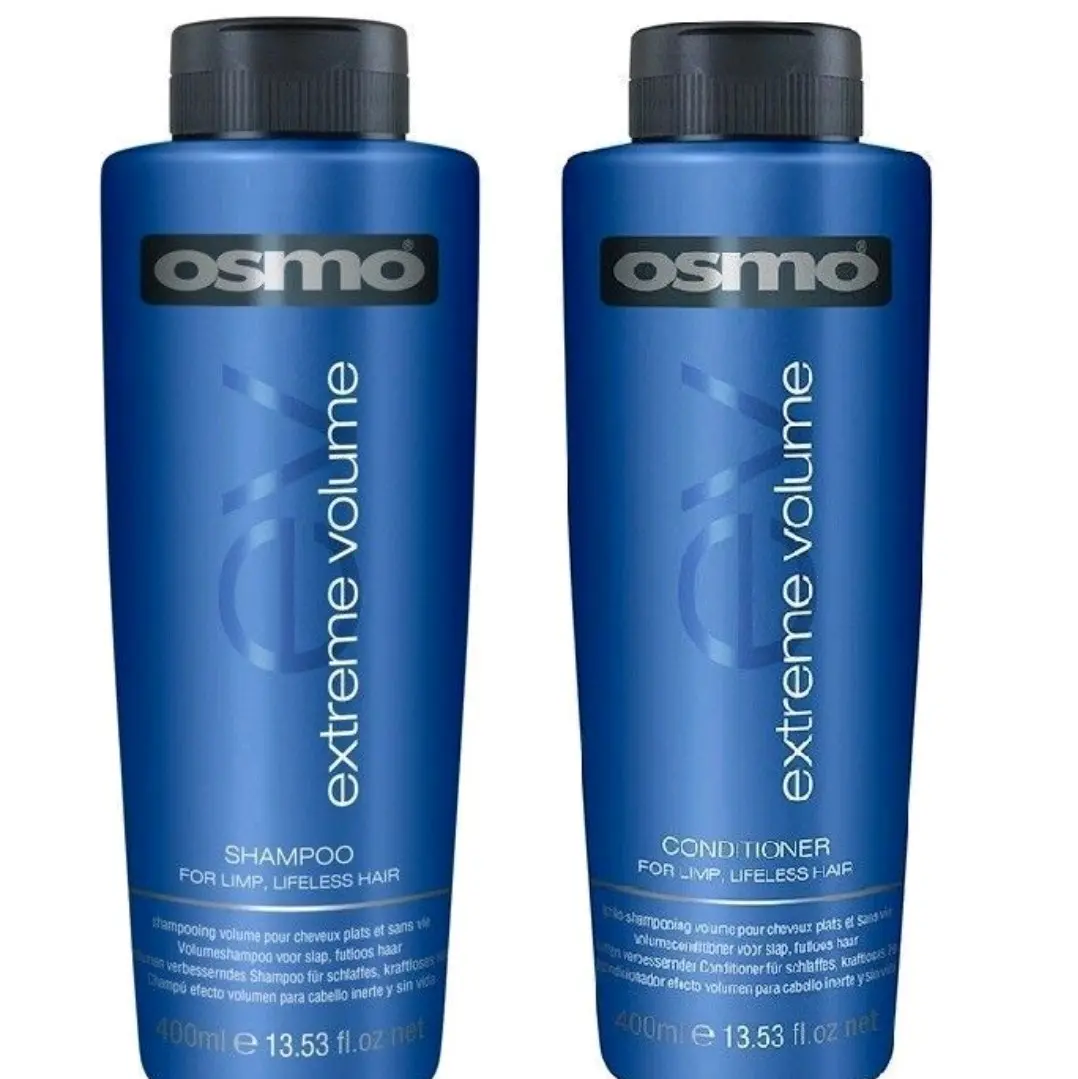 OSMO Extreme Volume Shampoo & Conditioner 2x1000ml - Pack of 2 - Haircare, Cleansing Comfort Cleanser bar mens