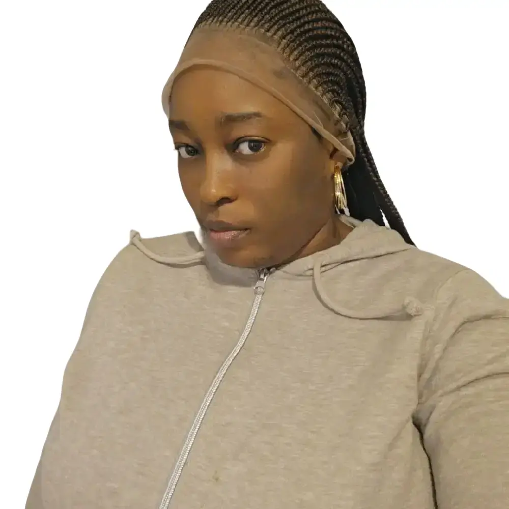 full Lace  neatly  cornrow braided wig
