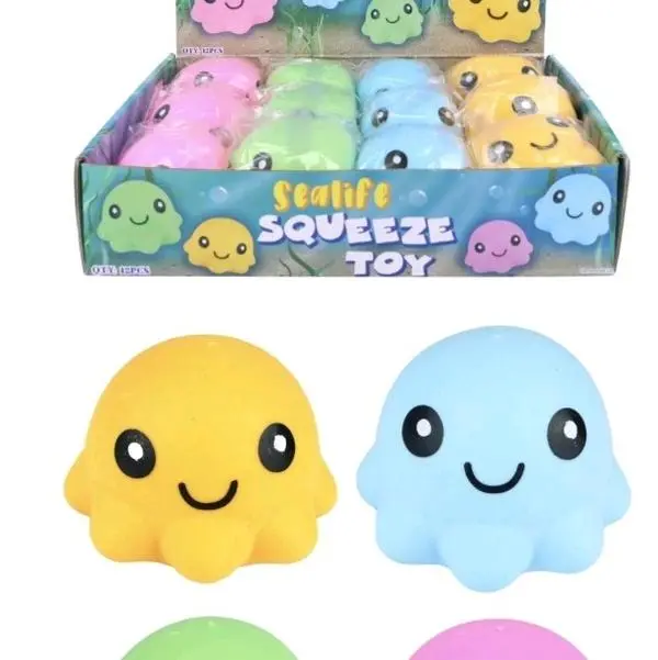 Squishy Sensory Octopus - Stress Relief Toy for Kids and Adults