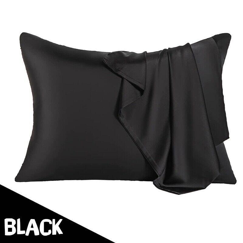 2 Pack Satin Silk Pillowcase For Hair & Skin Pillow Cases Cover Pair 4