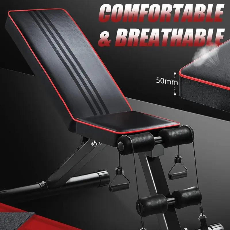 GymSets Adjustable & Foldable Weight Bench 6
