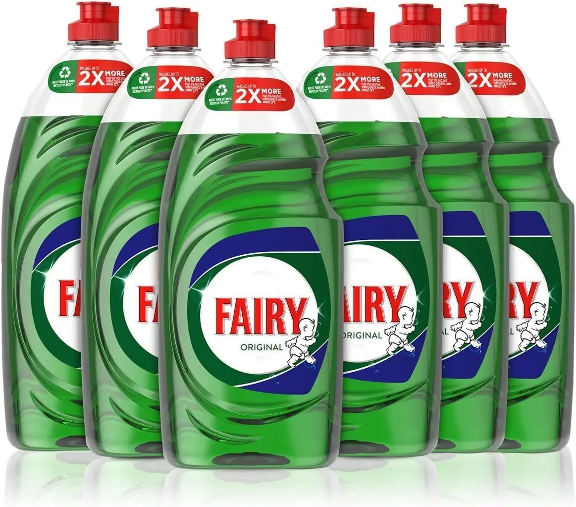 Fairy Original Washing Up Liquid - Lasts 50% Longer - 6x900ml Boxed Slamtech - Household