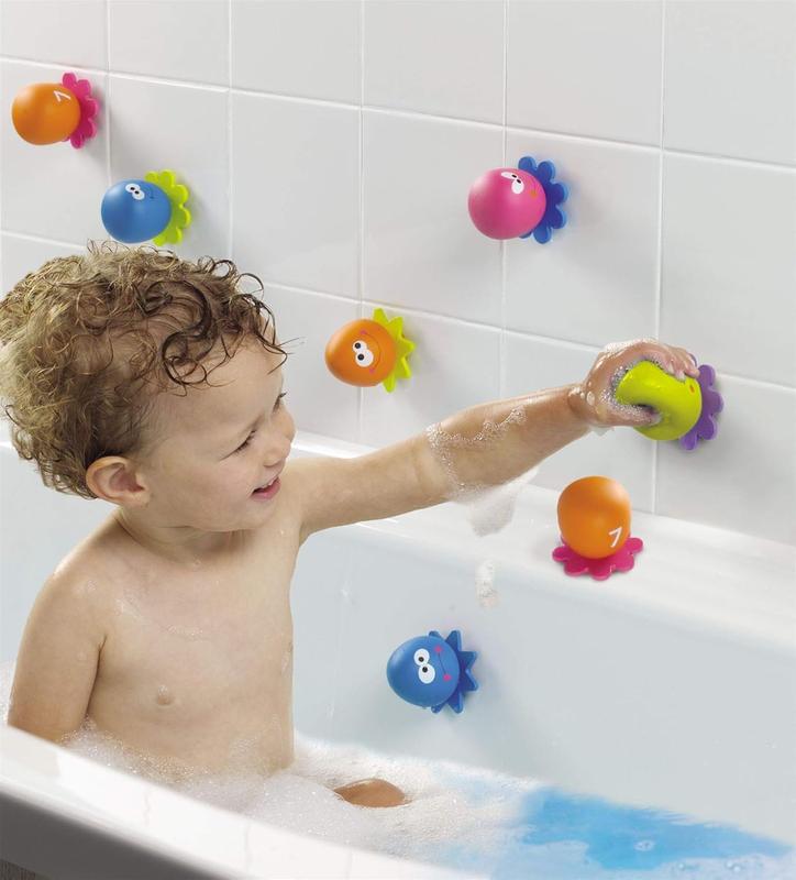TOMY Toomies Octopals Number Sorting Baby Bath Toy Educational Water Toys For Toddlers Suitable For 1, 2 and 3 Years Old Boys and Girls 2