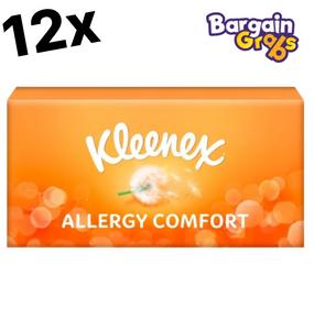 12 x Kleenex Allergy Comfort Tissues – Gentle Relief for Allergy Sufferers Napkin