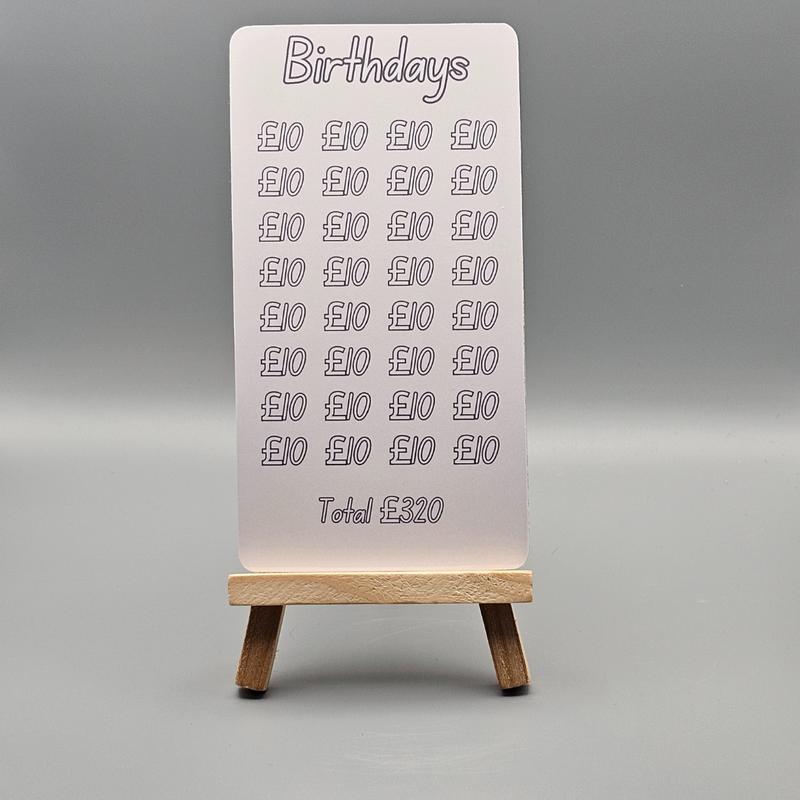 Birthday and Holiday Bundle 3 Tracker - Money Saving Tool for Cash Stuffing Journey 1