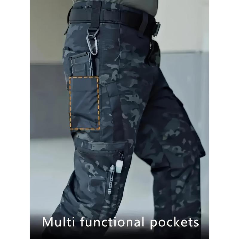 Men'S Outdoor Multi-Pocket Work Pants Waterproof, Durable, Tear-Resistant, Multi-Functional Training, Camping, Hiking, Hunting Pants 8