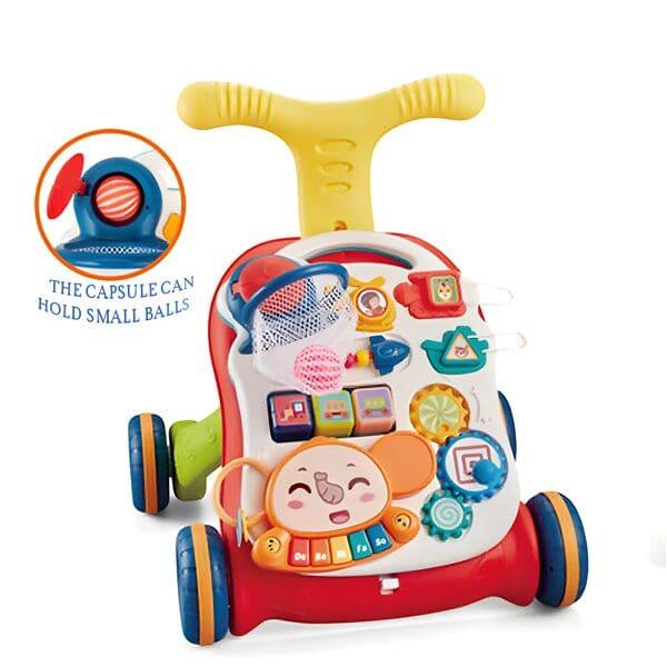 2-in-1 Baby walker and Baby interactive entertainment game table 3