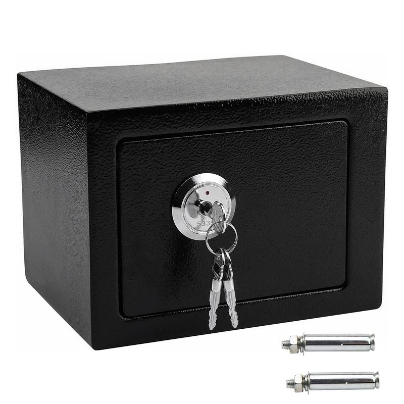 4.6L SOLID STEEL SAFE HEAVY DUTY FIREPROOF HOME OFFICE SAFES 4