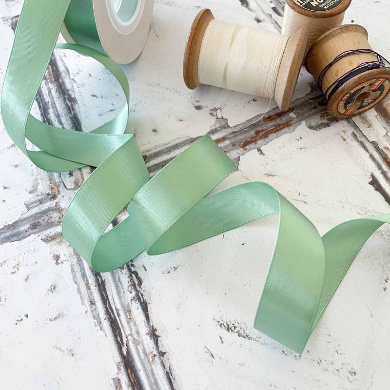Sage Green Satin Ribbon 4