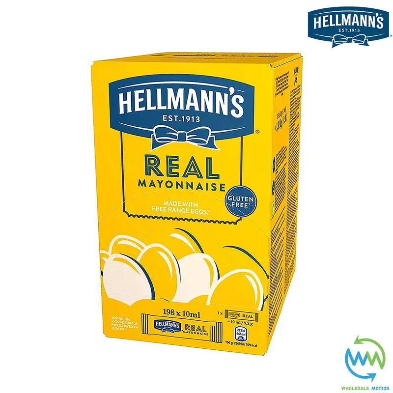 Hellmann's Real MAYONNAISE Sachets 9.2g 10ml SAUCE Individual Portion Mayo UK 2
