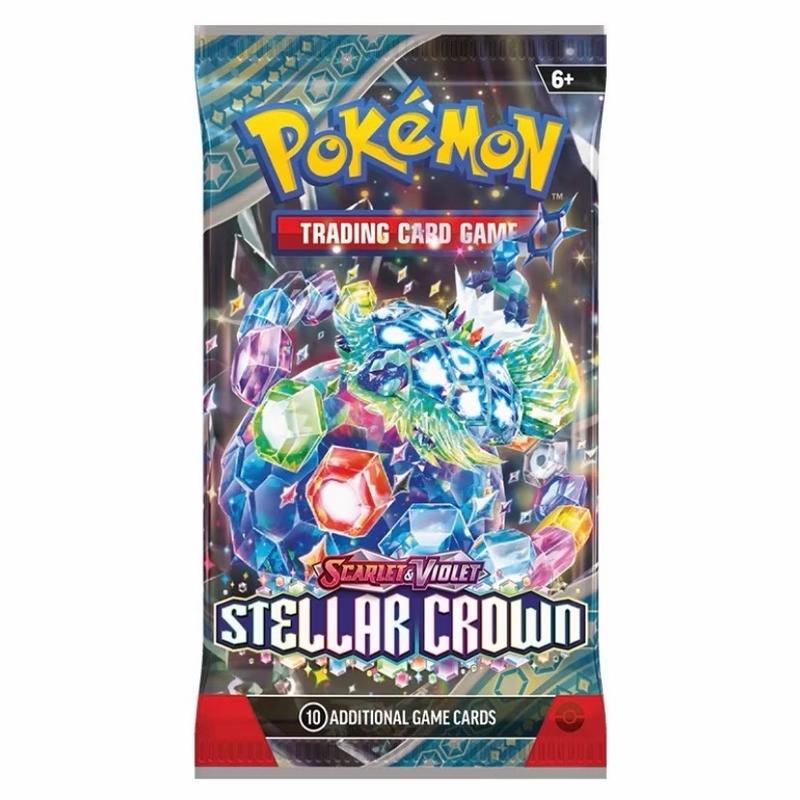 Stellar Crown Booster Pack(s) - Pokemon Scarlet & Violet - Sealed/Opened Live pack 4